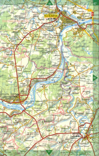 Холмы (Моск. обл., Озерский р-н) на 1-й карте
