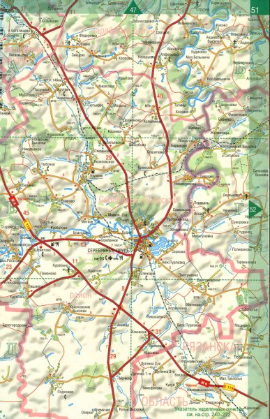 Красновские Выселки на 1-й карте