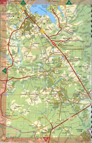 Лаптево (Моск. обл., Солнечногорский р-н) на 2-й карте