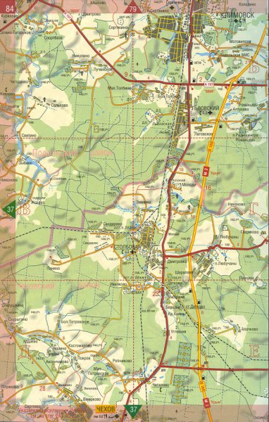 Леониха (Моск. обл., Чеховский р-н) на 2-й карте